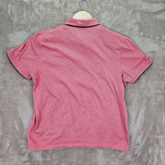 Ted Baker Golf Polo Shirt Pink Pocket 100% Cotton Short Sleeve Men's Size 4 - Picture 9 of 10